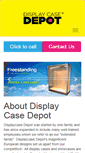 Mobile Screenshot of displaycasedepot.com